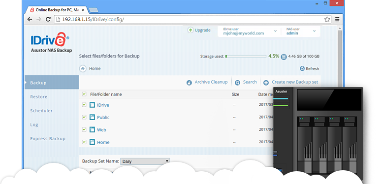 asustor backup